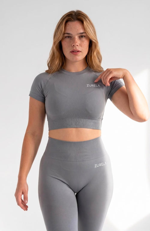 Zurela 3D Compression Leggings - close front view