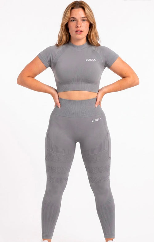 Zurela 3D Compression Leggings - front view