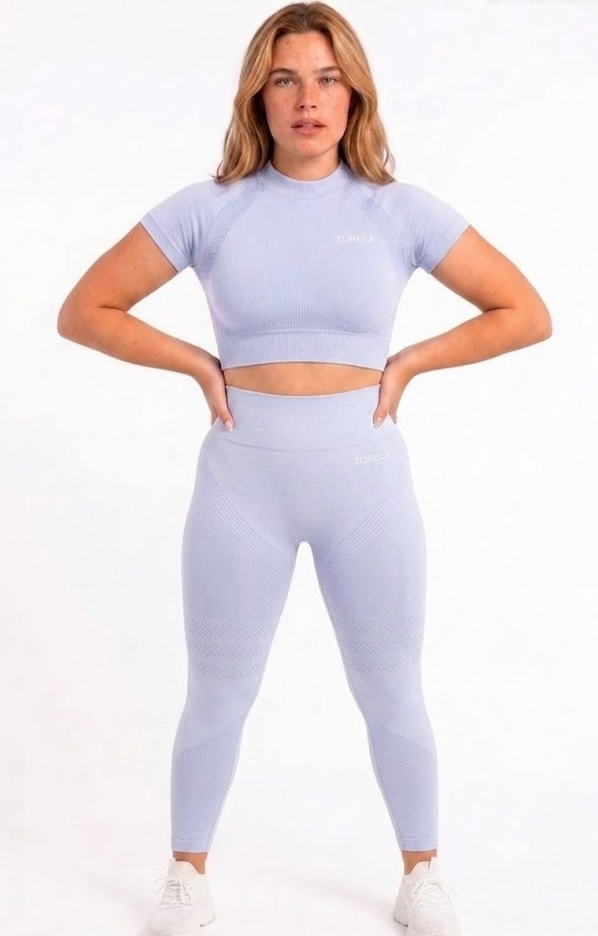 Zurela 3D Compression Leggings - Lavender